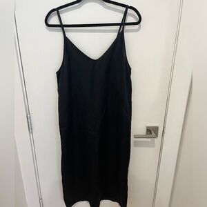 Classic Black Everlane Slip Dress